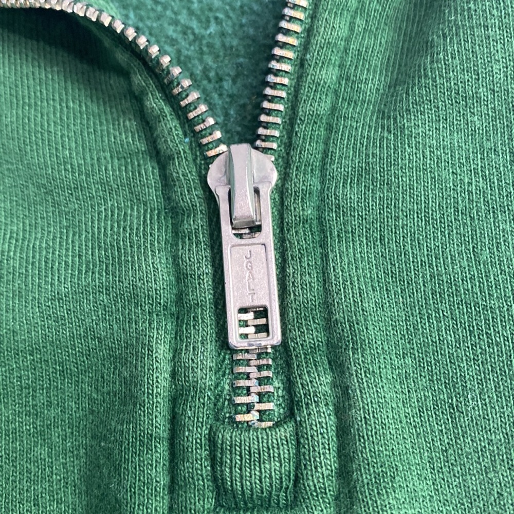 John Galt Green Half-Zip Sweatshirt - Picture 4 of 4